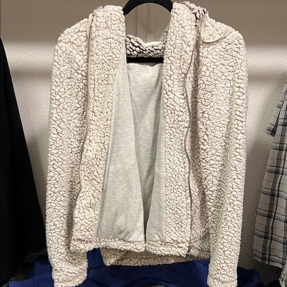Thread & Supply Cream Teddy Jacket